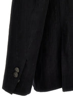 MAURIZIO MIRI Black Cotton Blazer