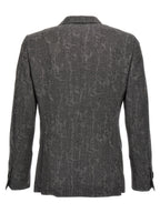 MAURIZIO MIRI Gray Wool Blazer