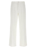 CELLAR DOOR White Cotton Casual Pants