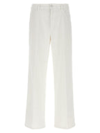 CELLAR DOOR White Cotton Casual Pants