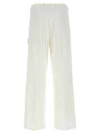 CELLAR DOOR White Cotton Casual Pants