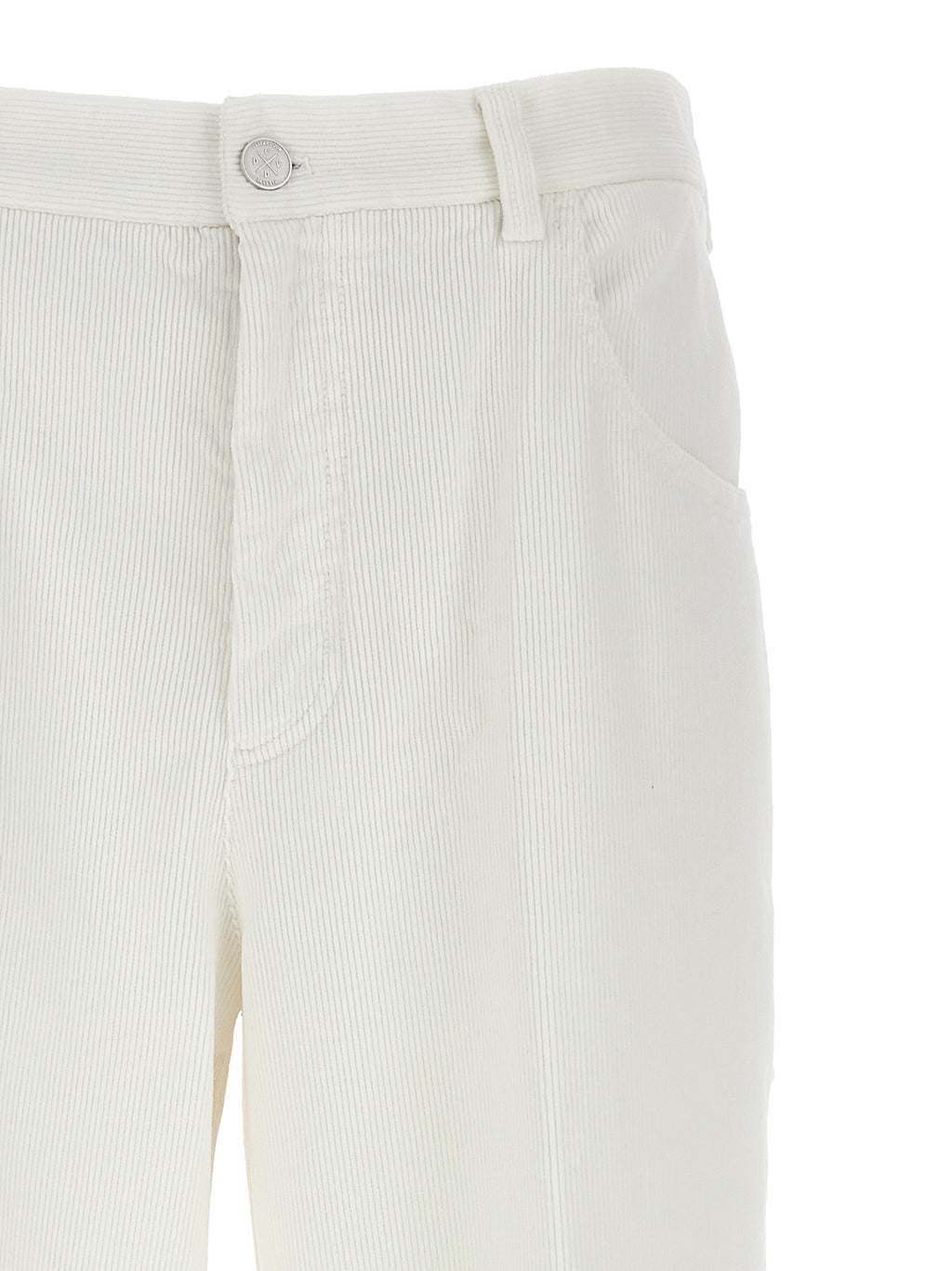 CELLAR DOOR White Cotton Casual Pants