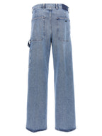 Made in Tomboy Blue Cotton Relaxed Fit Jeans