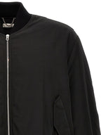1989 Studio Black Polyester Bomber