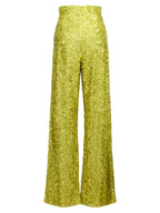 Ermanno Scervino Bicolor Polyamide Flared Pants
