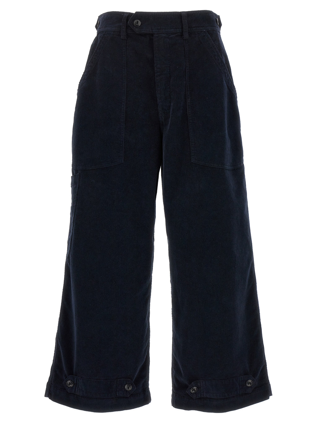 CELLAR DOOR Blue Cotton Casual Pants