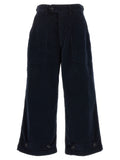 CELLAR DOOR Blue Cotton Casual Pants