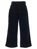 CELLAR DOOR Blue Cotton Casual Pants
