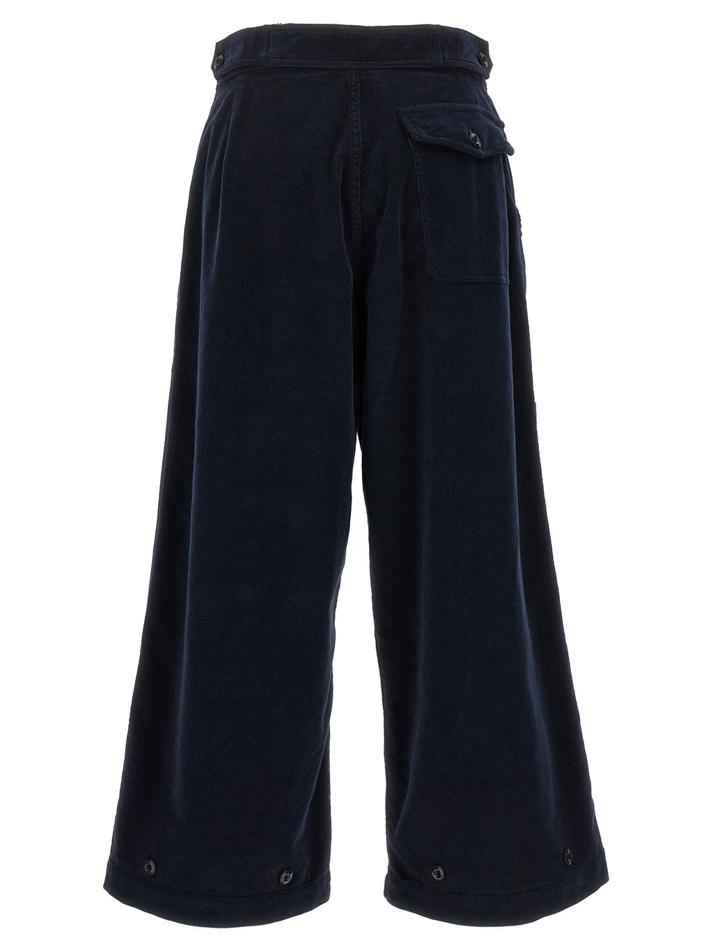 CELLAR DOOR Blue Cotton Casual Pants