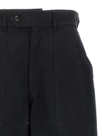 CELLAR DOOR Black Cotton Casual Pants