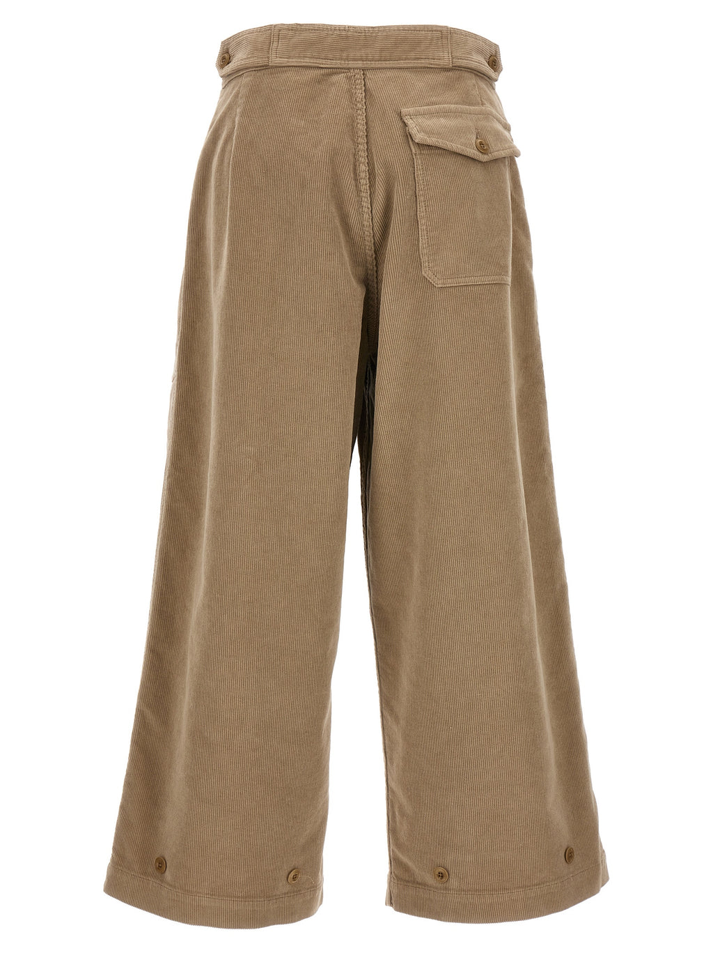CELLAR DOOR Beige Cotton Casual Pants