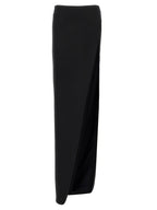 Ann Demeulemeester Black Lamb Leather Mini Skirt