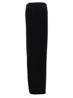 Ann Demeulemeester Black Lamb Leather Mini Skirt