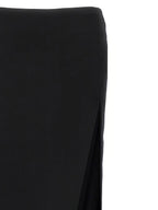 Ann Demeulemeester Black Lamb Leather Mini Skirt