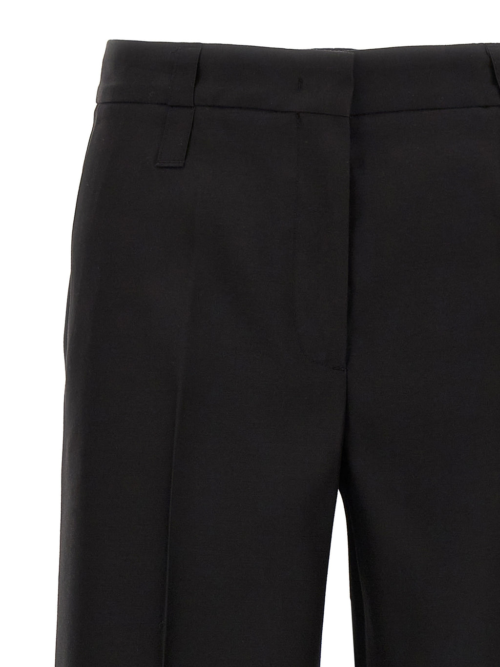 CELLAR DOOR Black Virgin Wool Dress Pants