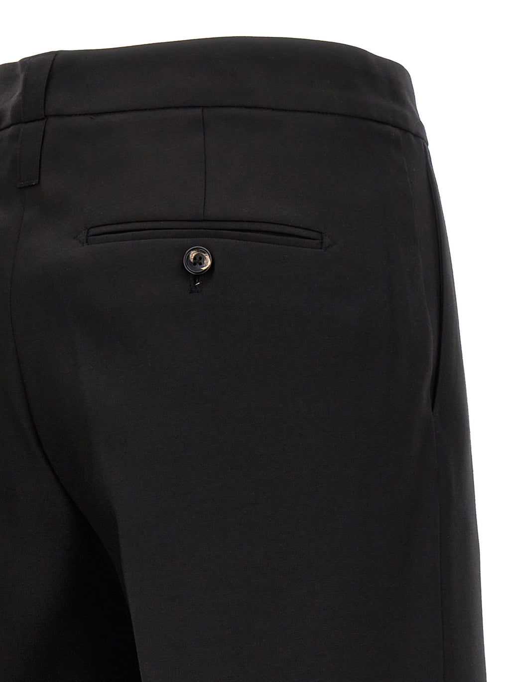 CELLAR DOOR Black Virgin Wool Dress Pants