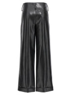 Philosophy Black Polyester Casual Pants