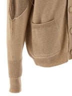 RAMAEL Beige Cashmere Cardigan