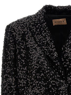 LE TWINS Black Polyester Blazer