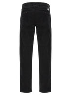 Department 5 Black Cotton Casual Pants