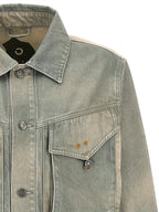 Objects IV Life Bicolor Cotton Denim Jacket
