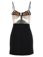 Nensi Dojaka Black Viscose Short Dress
