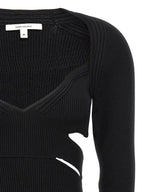 Nensi Dojaka Black Viscose Cardigan