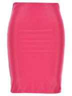 The Attico Fuchsia Polyamide Long Skirt