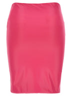The Attico Fuchsia Polyamide Long Skirt