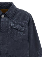 A-COLD-WALL* Blue Cotton Full-Length Jacket