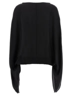 DI.LA3 PARI' Black Silk Blouse