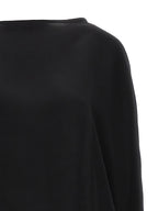DI.LA3 PARI' Black Silk Blouse