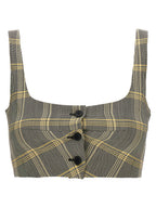Marni Multicolor Virgin Wool Sleeveles T-Shirt