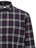 Burberry Blue Cotton Blouse