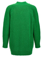 Jil Sander Bicolor Cotton Cardigan