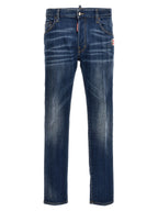 Dsquared² Blue Cotton Relaxed Fit Jeans