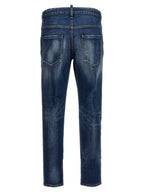 Dsquared² Blue Cotton Relaxed Fit Jeans