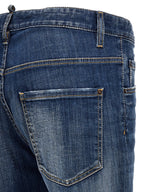 Dsquared² Blue Cotton Relaxed Fit Jeans