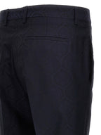 Etro Blue Cotton Dress Pants