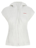 Ferragamo White Polyamide Sleeveless Jacket