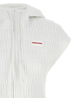 Ferragamo White Polyamide Sleeveless Jacket