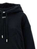 Off-White Black Cotton Hoodie