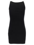 Off-White Black Cotton Short Dress