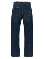Off-White Blue Cotton Jeans Denim