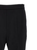 Max Mara Black Virgin Wool Cropped Pants