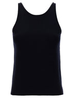 Max Mara Blue Virgin Wool Tank Tops