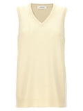Sportmax Bicolor Wool Sleeveless Jacket