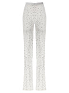 Alessandra Rich White Polyamide Leggings