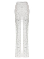 Alessandra Rich White Polyamide Leggings