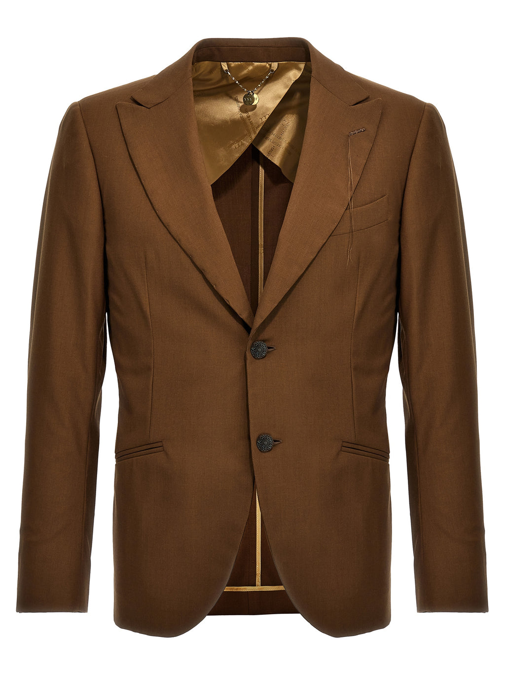 MAURIZIO MIRI Brown Wool Blazer